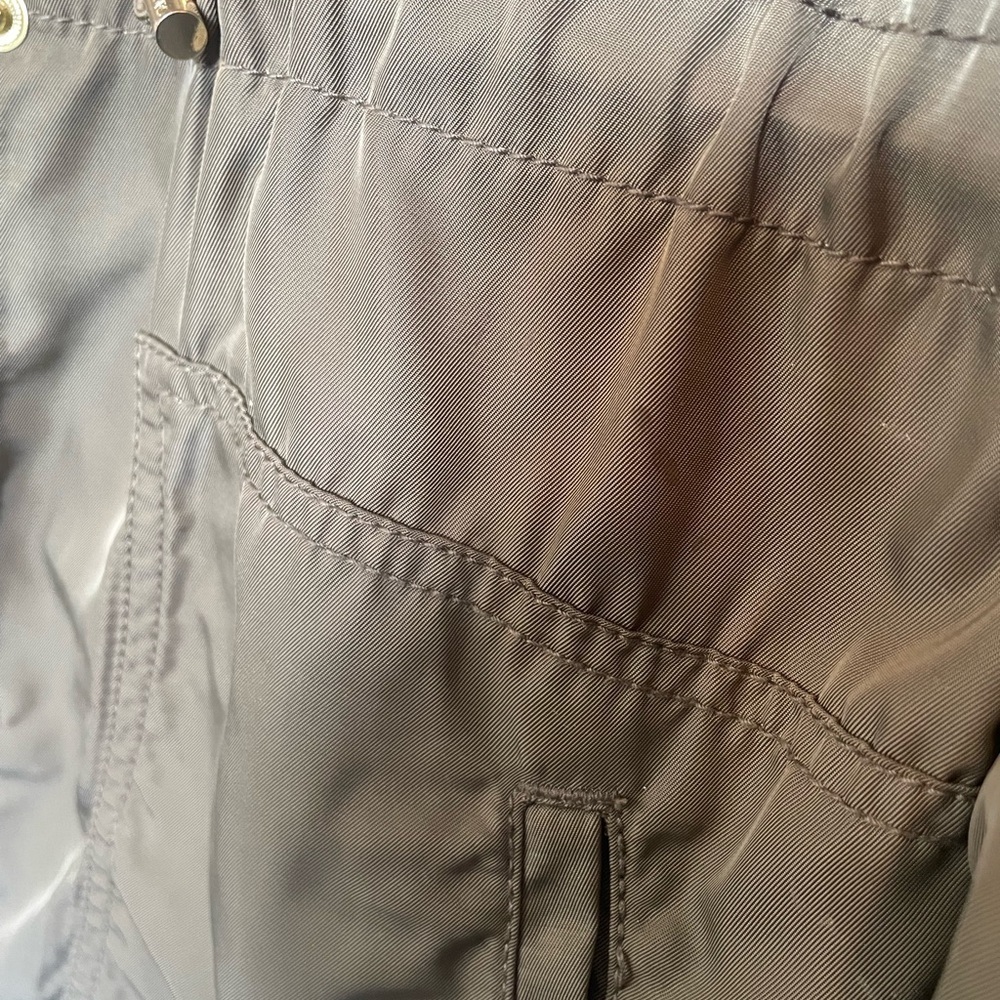 Michael Kors Olive Utility Jacket Small Gold Hardware Anorak - Picture 12 of 12